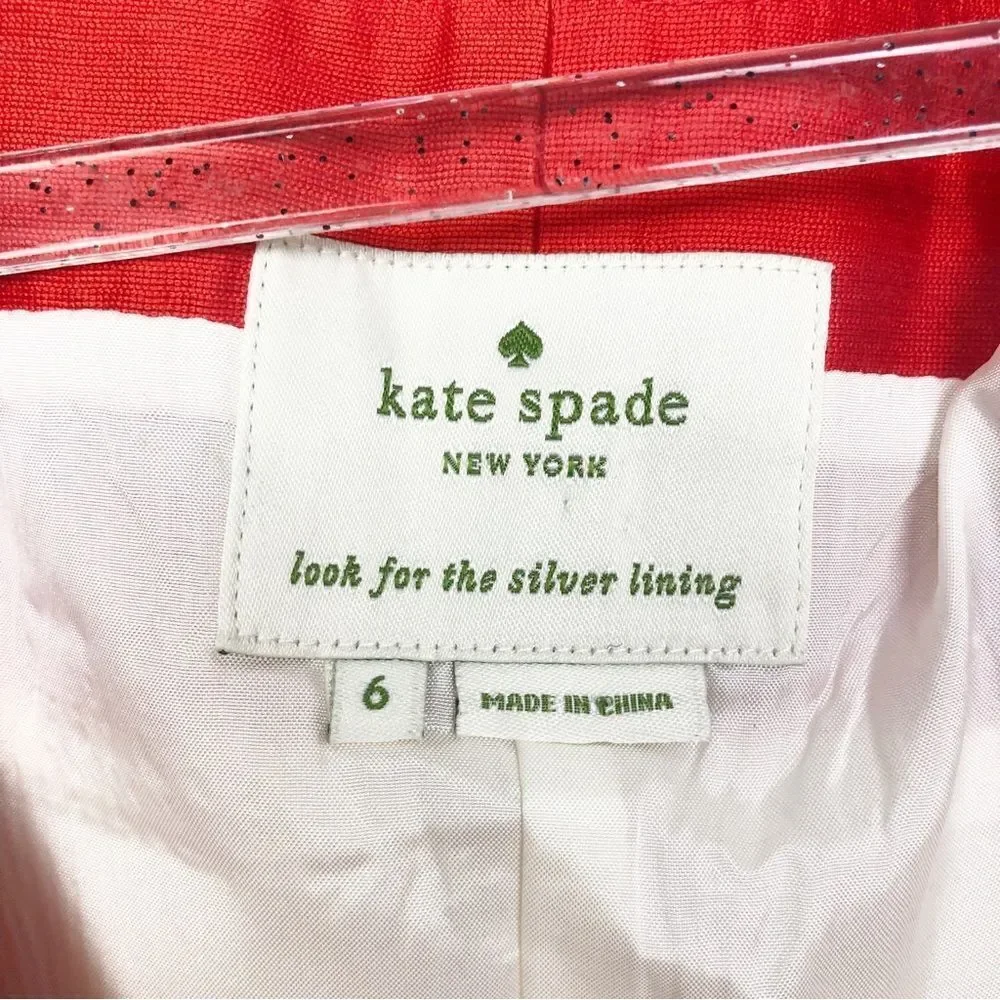 KATE SPADE NEW YORK | Gayle Fit & Flare Colorblock Stripe Dress Women’s Size 6